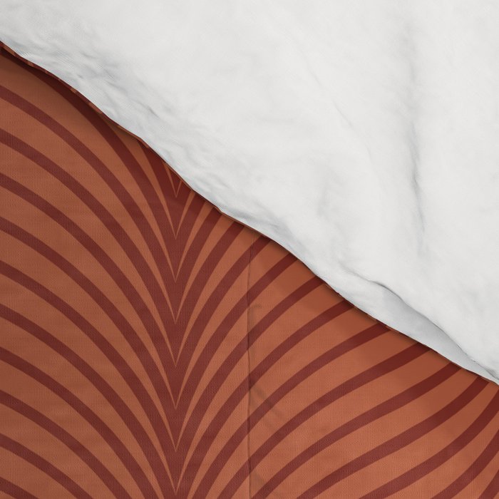 Elysian VI Red Terracotta Comforter Gallery Image 4