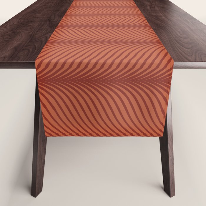Elysian VI Red Terracotta Table Runner Gallery Image 1