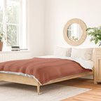 Elysian VI Red Terracotta Duvet Cover Gallery Image 2