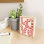 Love Typography Mini Art Print Gallery Image 2