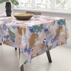 Abstract brush stroke madness Tablecloth Gallery Image 3