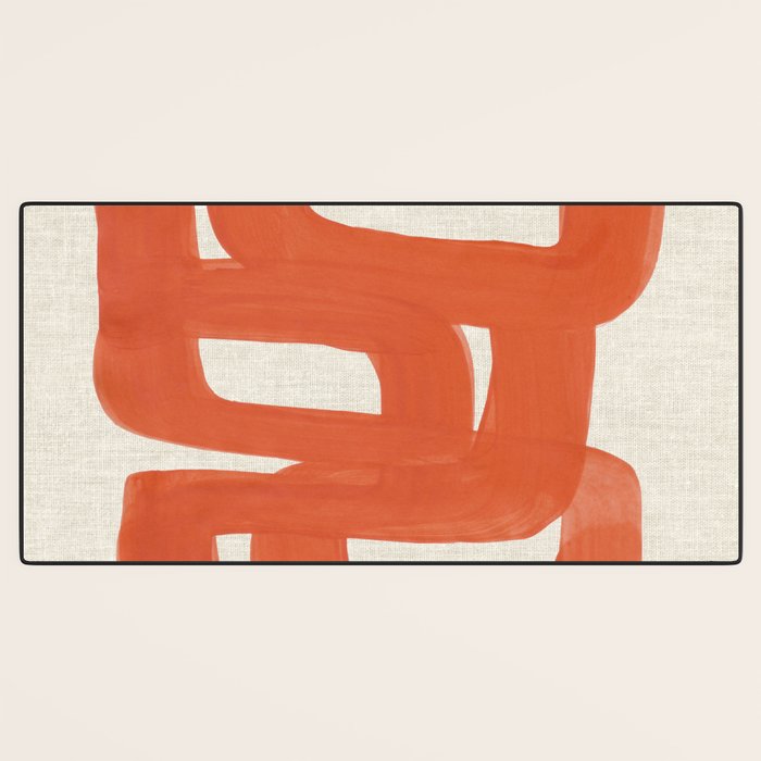 Orange Tank  Desk Mat Gallery Image 3