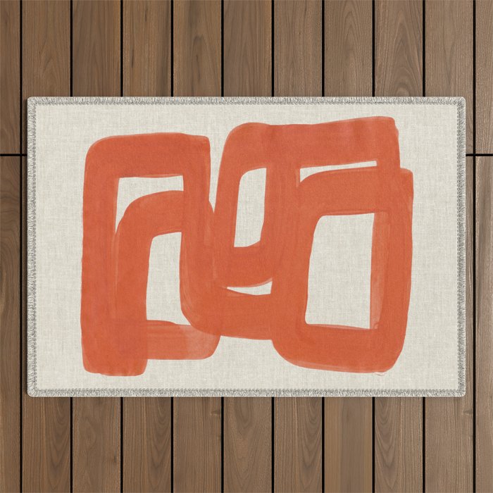 Orange Tank  Outdoor Rug Gallery Image 1