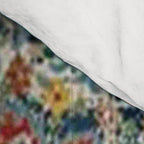 Antique oriental blue and orange carpet Comforter Gallery Image 4