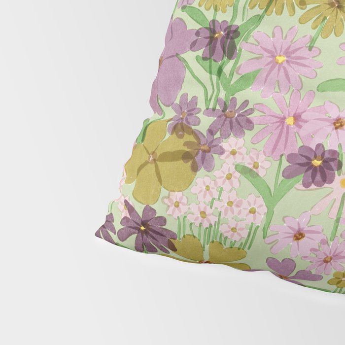 Vintage Garden Pillow Sham Gallery Image 4