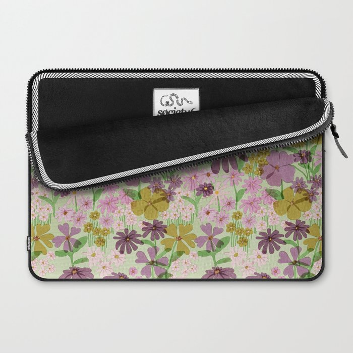 Vintage Garden Laptop Sleeve Gallery Image 2