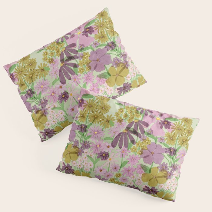 Vintage Garden Pillow Sham Gallery Image 3