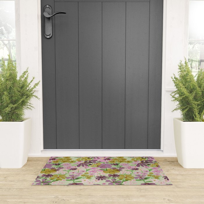 Vintage Garden Welcome Mat Gallery Image 3