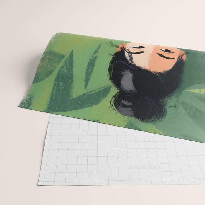 Morning Muse in Stripes Wrapping Paper Gallery Image 2