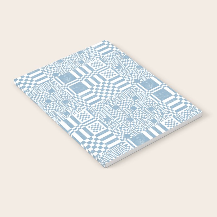 Retro Checkered Squares B Notebook Gallery Image 1