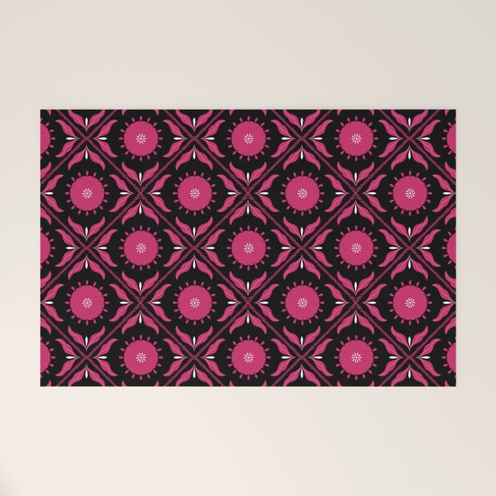 Cozy Pattern Welcome Mat Gallery Image 1