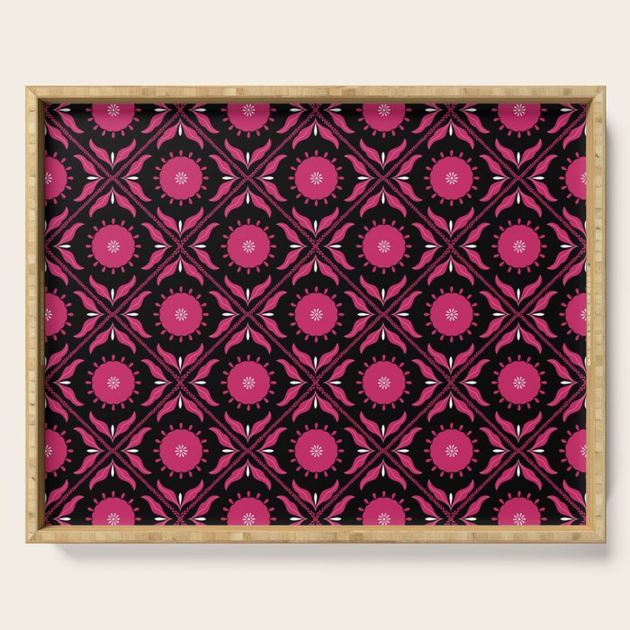 Cozy Pattern Serving Tray Gallery Image 1