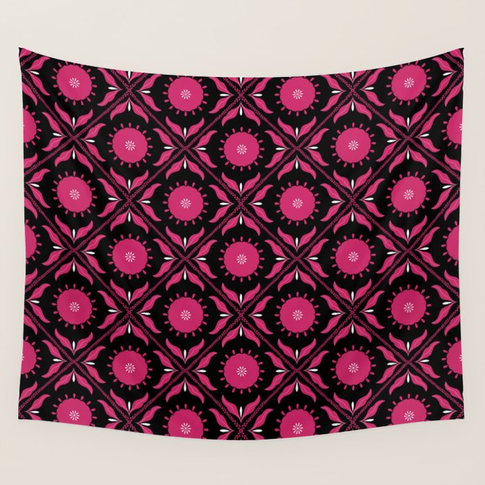 Cozy Pattern Wall Tapestry Gallery Image 4