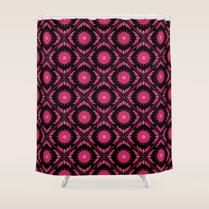 Cozy Pattern Shower Curtain Gallery Image 1