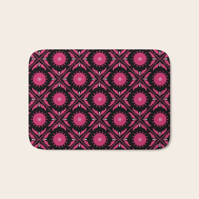 Cozy Pattern Bath Mat Gallery Image 1
