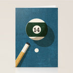 BILLIARDS / Ball 14 Stationery Card Gallery Image 2