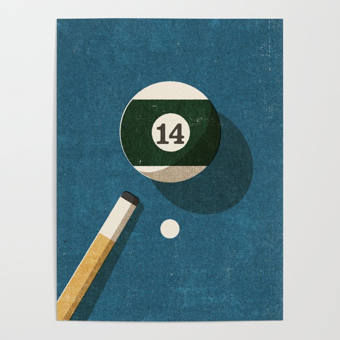 BILLIARDS / Ball 14 Poster Gallery Image 4