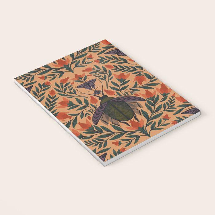 Beetle and Butterfly Botanical Design Notebook Gallery Image 3
