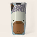 Whimsical Platypus Travel Mug Gallery Image 1