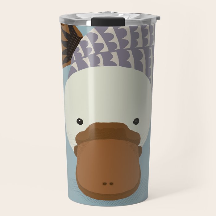 Whimsical Platypus Travel Mug Gallery Image 1