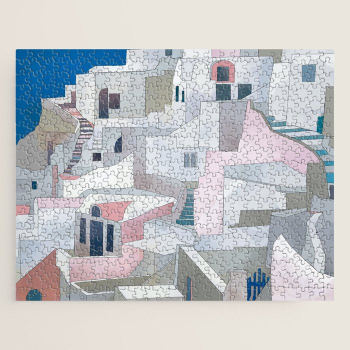 greece houses santorini Jigsaw Puzzle Gallery Image 1