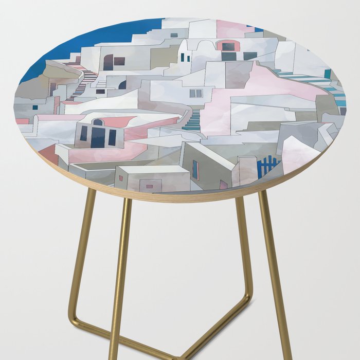 greece houses santorini Side Table Gallery Image 2