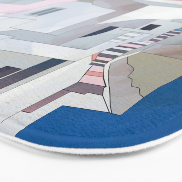 greece houses santorini Bath Mat Gallery Image 3