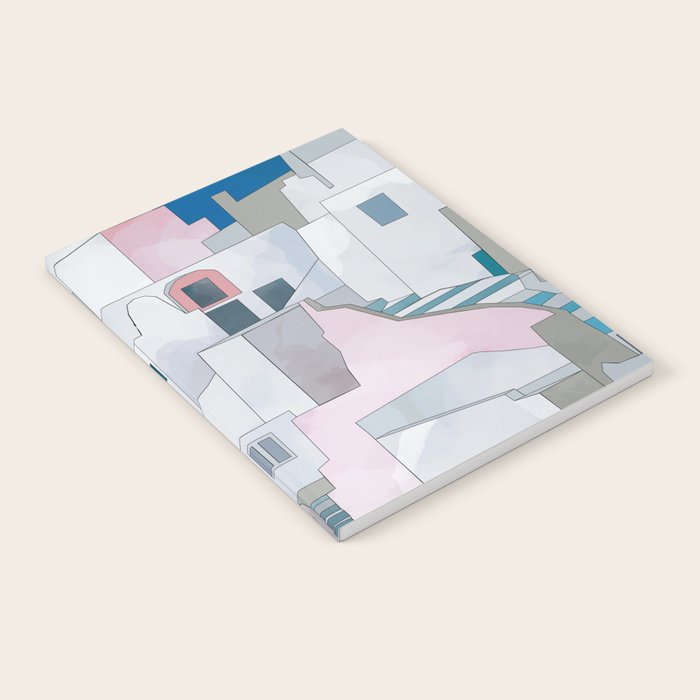 greece houses santorini Notebook Gallery Image 1