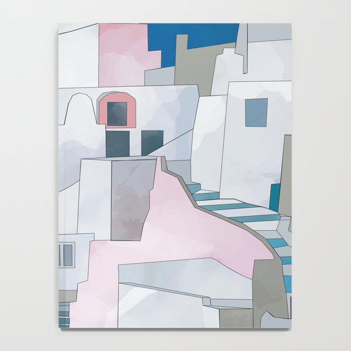 greece houses santorini Notebook Gallery Image 4