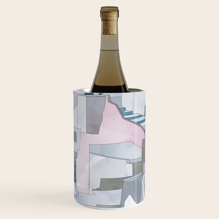 greece houses santorini Wine Chiller Gallery Image 3
