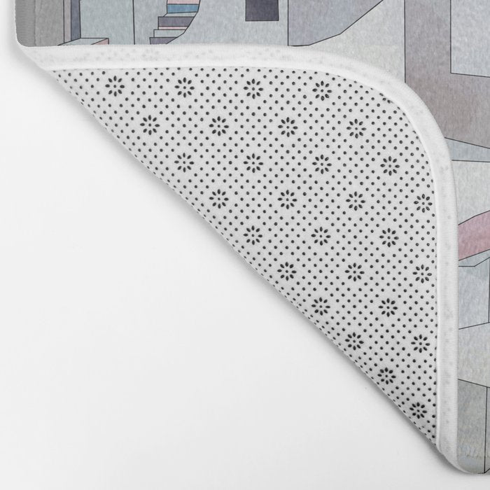 greece houses santorini Bath Mat Gallery Image 2