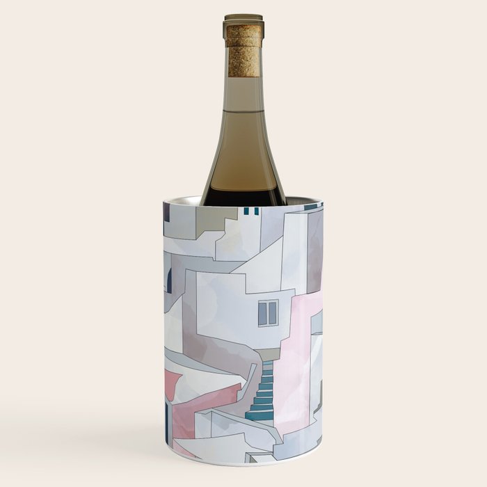 greece houses santorini Wine Chiller Gallery Image 1