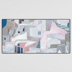 greece houses santorini Desk Mat Gallery Image 3