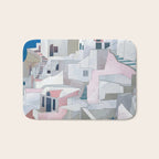 greece houses santorini Bath Mat Gallery Image 1
