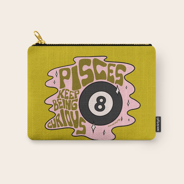 Pisces Magic 8 Ball Carry All Pouch Gallery Image 1