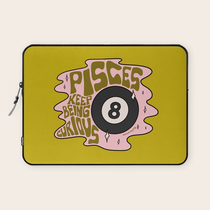Pisces Magic 8 Ball Laptop Sleeve Gallery Image 1