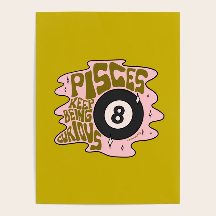 Pisces Magic 8 Ball Poster Gallery Image 4