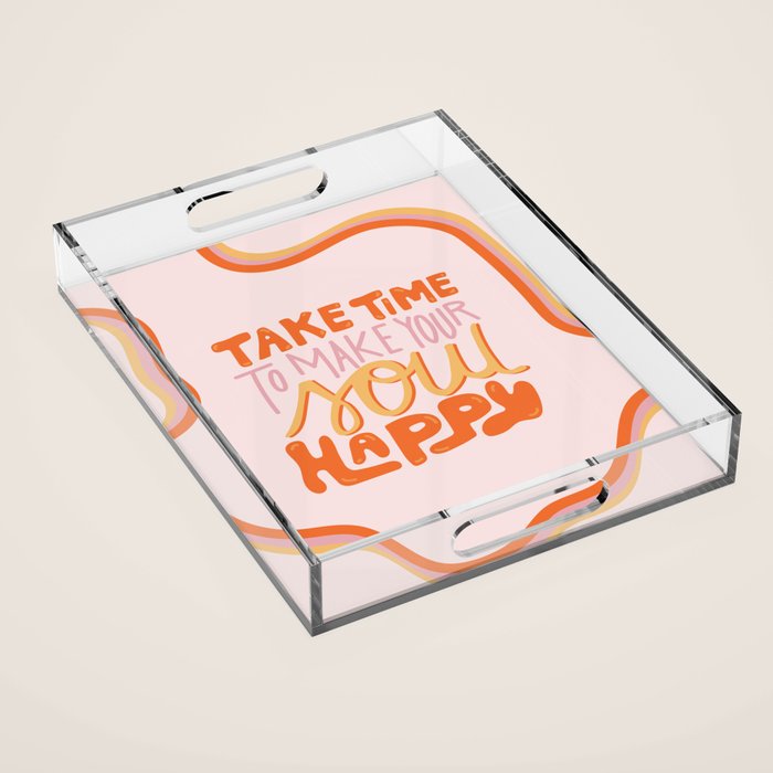 Happy Soul Acrylic Tray Gallery Image 1