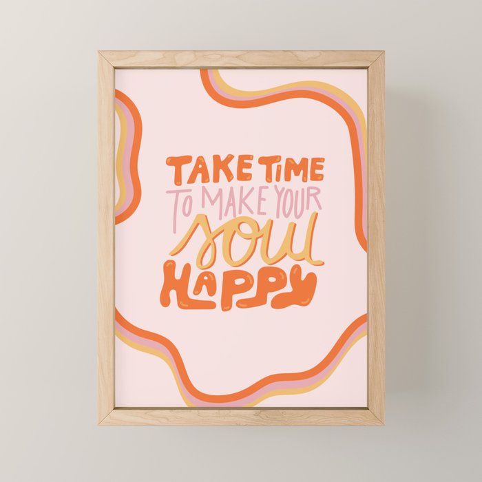 Happy Soul Mini Art Print Gallery Image 1