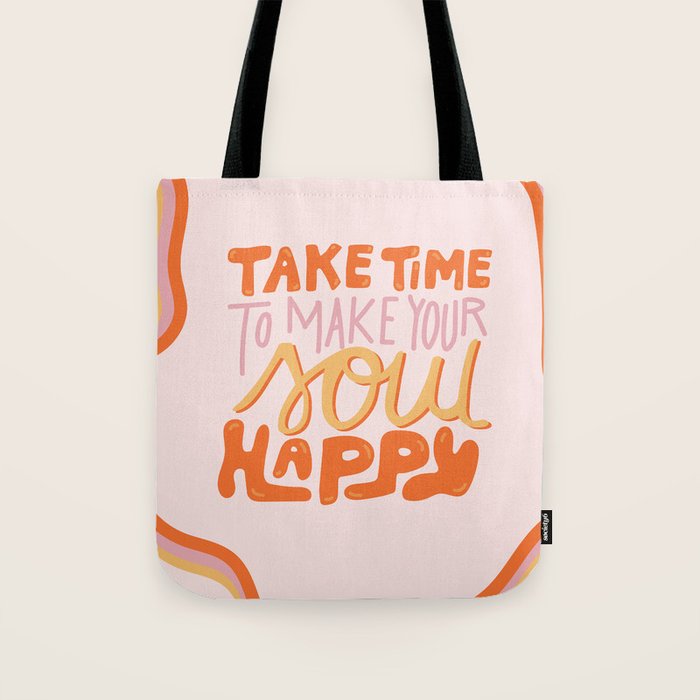 Happy Soul Tote Bag Gallery Image 1