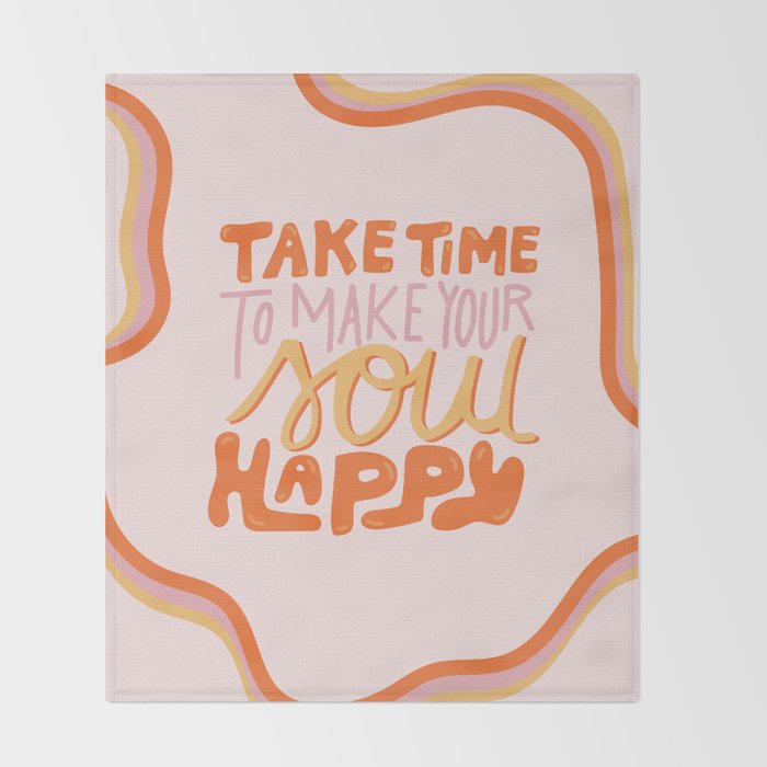 Happy Soul Throw Blanket Gallery Image 2