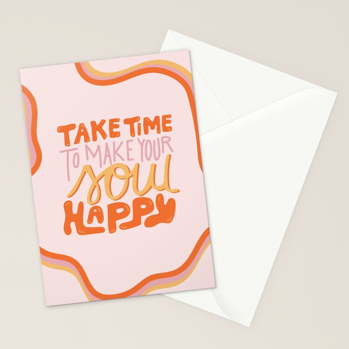 Happy Soul Stationery Card Gallery Image 2