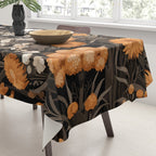 Bones and Blooms Skeleton Art Tablecloth Gallery Image 3