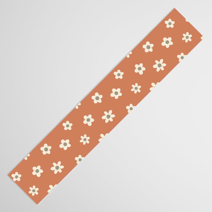 Fall Daisies Terracotta Table Runner Gallery Image 3