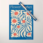 Paris: Flower Market Summer Color Series 01 Wrapping Paper Gallery Image 1