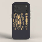 Tuna Anatomy Japanese Maguro Sushi - Black Sand iPhone Case Gallery Image 3