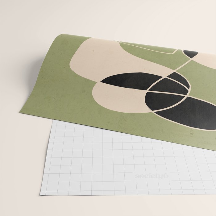 Modern Abstract Minimal Art 20 Wrapping Paper Gallery Image 2