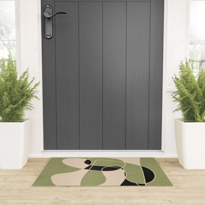 Modern Abstract Minimal Art 20 Welcome Mat Gallery Image 3