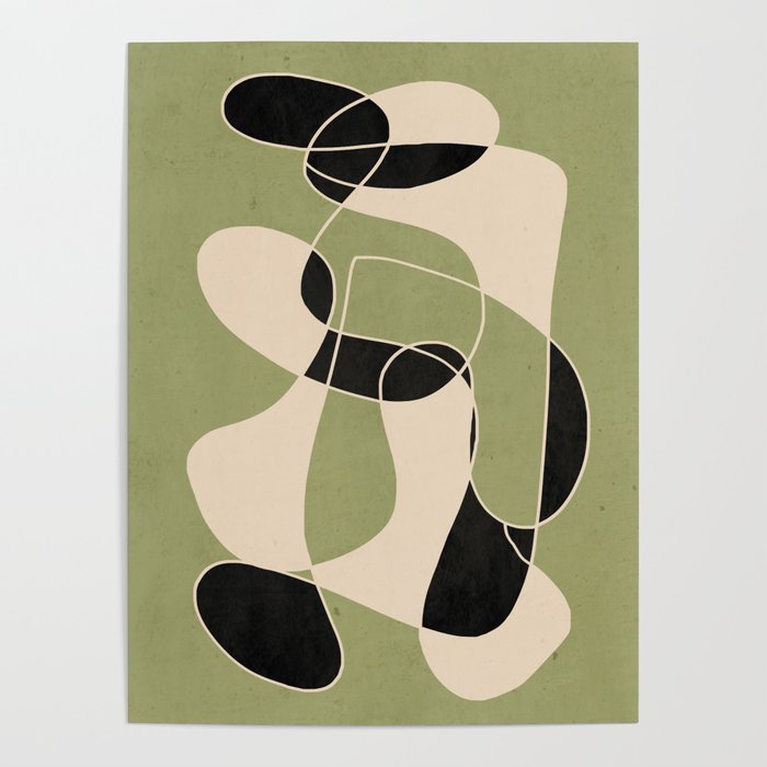 Modern Abstract Minimal Art 20 Poster Gallery Image 4
