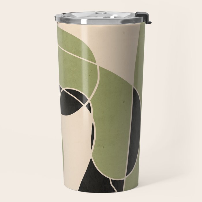 Modern Abstract Minimal Art 20 Travel Mug Gallery Image 2